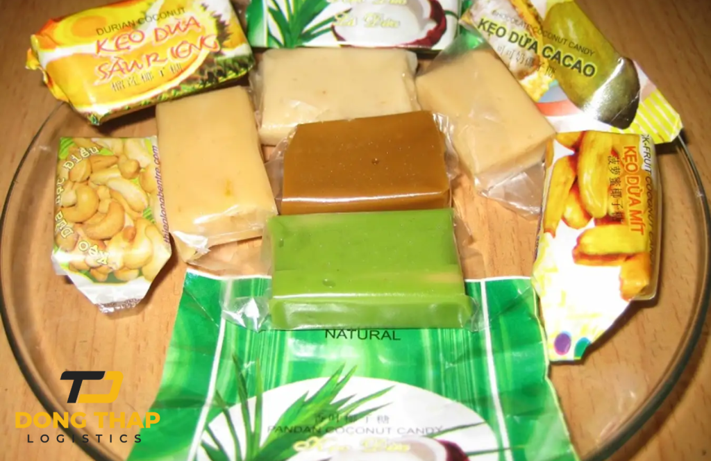 Tiết kiệm chi phí: Gửi kẹo dừa từ Sa Đéc đi Đài Loan