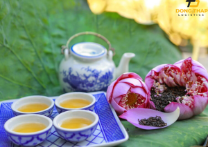 Vận chuyển trà sen từ Đồng Tháp tới Hàn Quốc