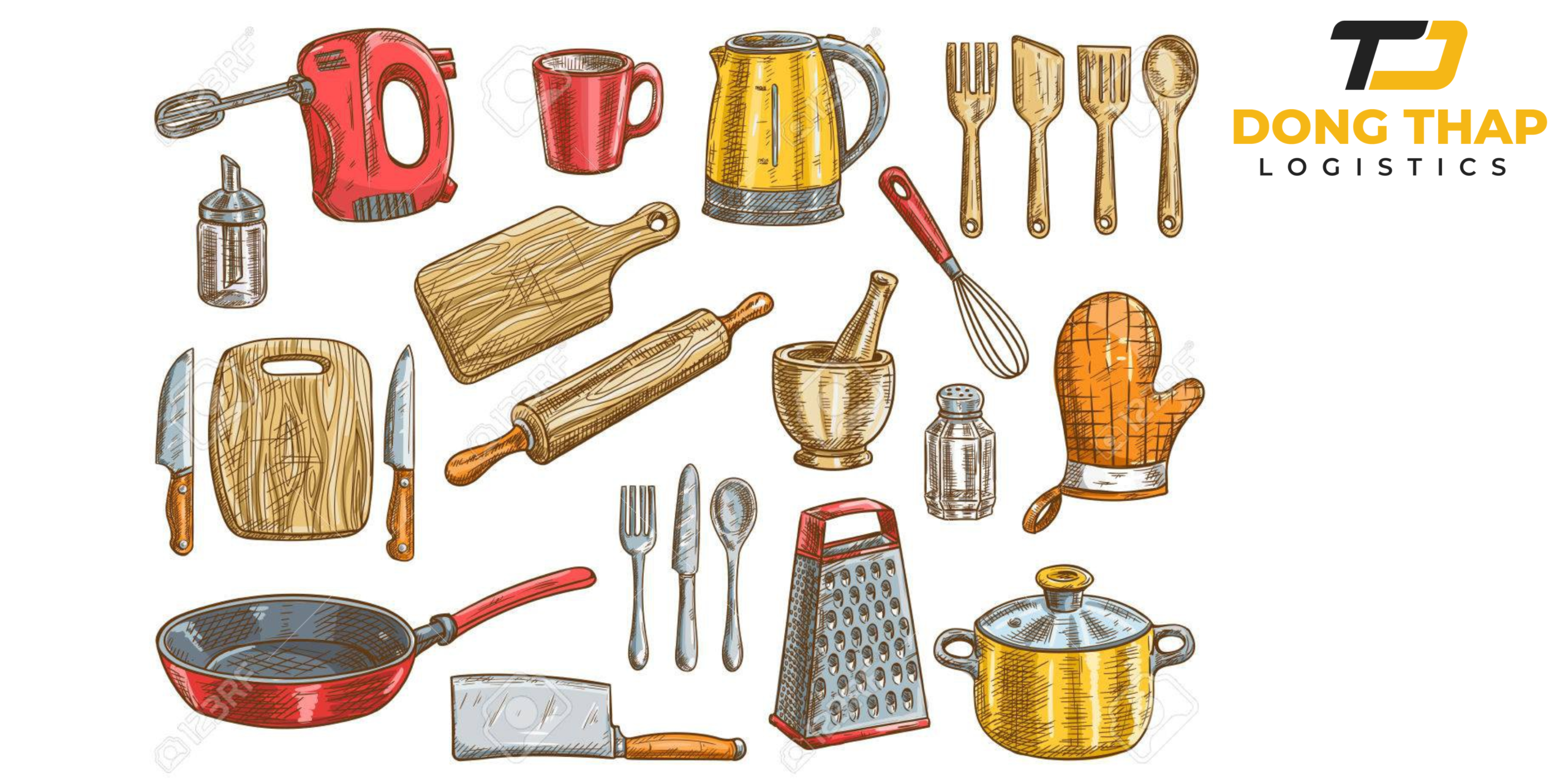 Gửi đồ dùng nhà bếp (nồi, chảo, dụng cụ gỗ) đi Mỹ – Có gặp khó khăn gì không?