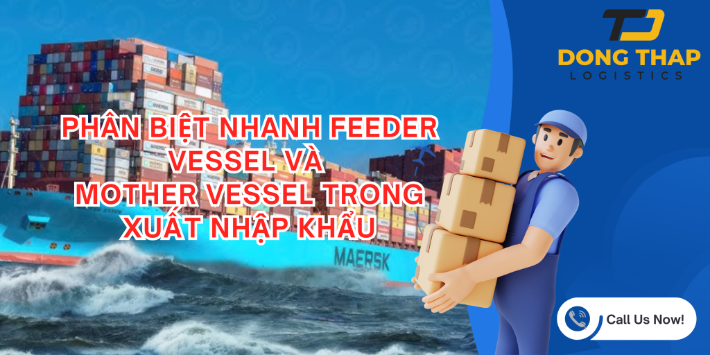 PHÂN BIỆT NHANH FEEDER VESSEL VÀ MOTHER VESSEL TRONG XUẤT NHẬP KHẨU