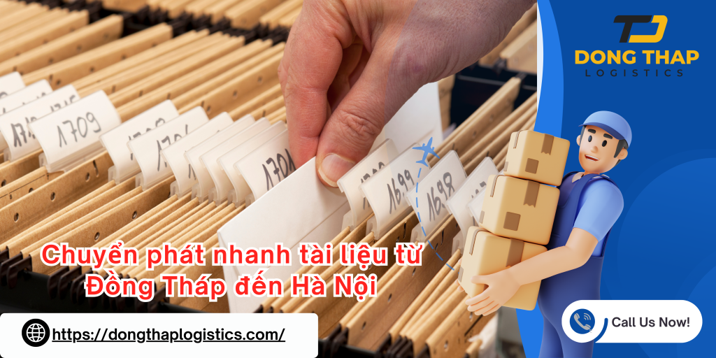 Chuyển phát nhanh tài liệu từ Đồng Tháp đến Hà Nội