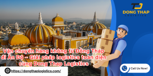 Vận chuyển hàng không từ Đồng Tháp đi Ấn Độ – Giải pháp logistics toàn diện cùng Dong Thap Logistics