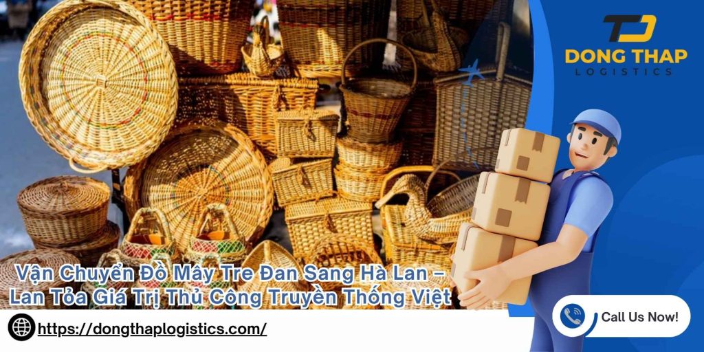 Vận Chuyển Đồ Mây Tre Đan Sang Hà Lan – Lan Tỏa Giá Trị Thủ Công Truyền Thống Việt