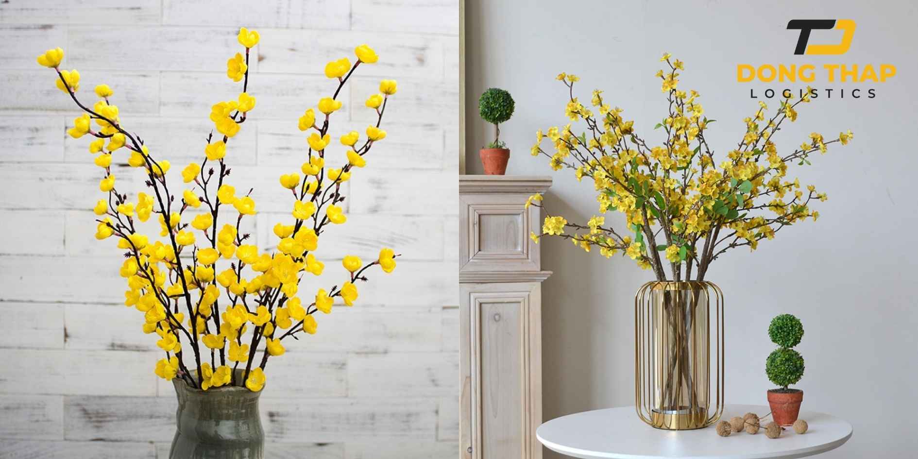 Vận Chuyển Hoa Mai Giả Trang Trí Tết Miền Nam Sang Nhật Bản – Mang Sắc Xuân Việt Ra Thế Giới