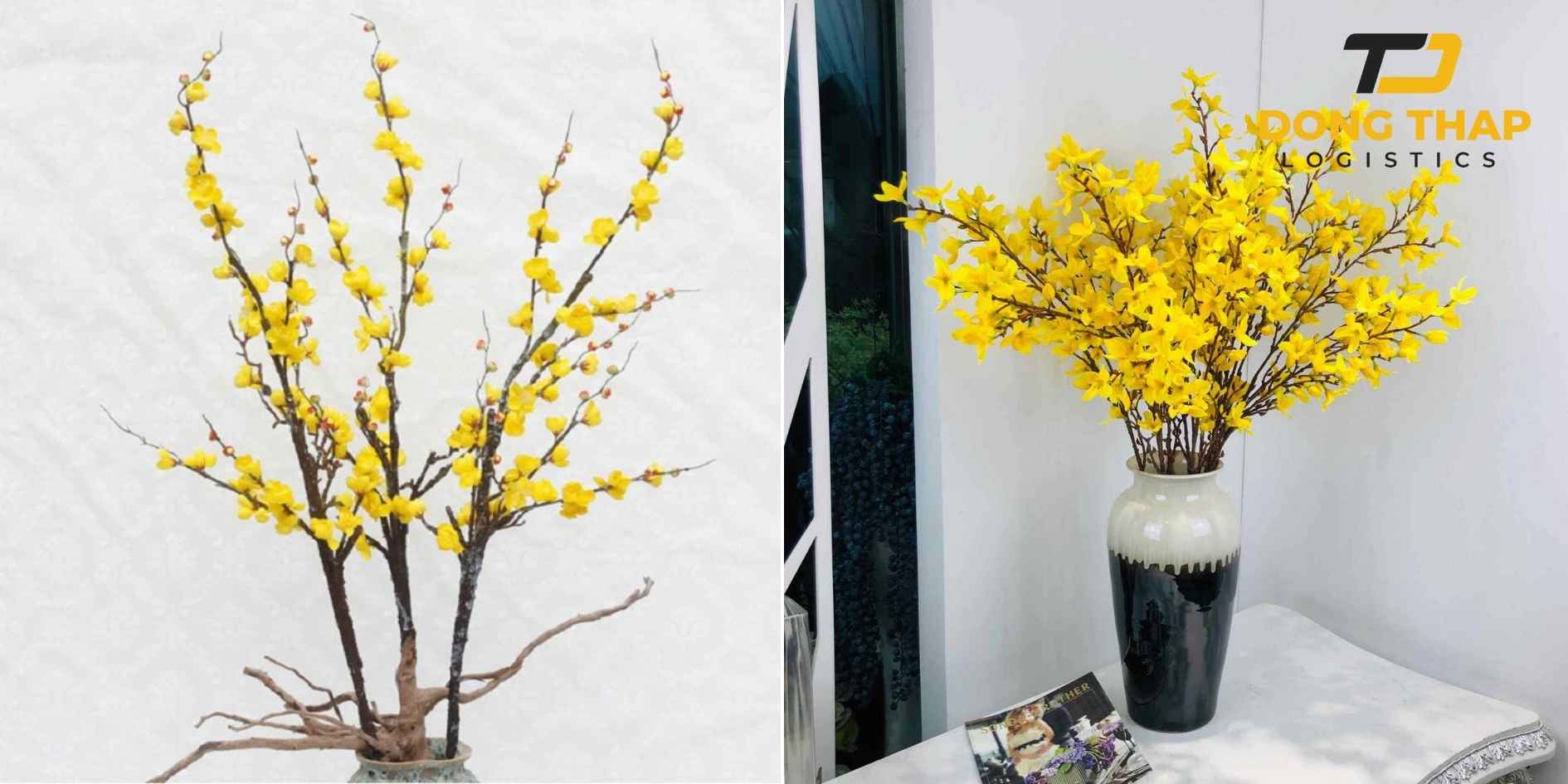 Vận Chuyển Hoa Mai Giả Trang Trí Tết Miền Nam Sang Nhật Bản – Mang Sắc Xuân Việt Ra Thế Giới