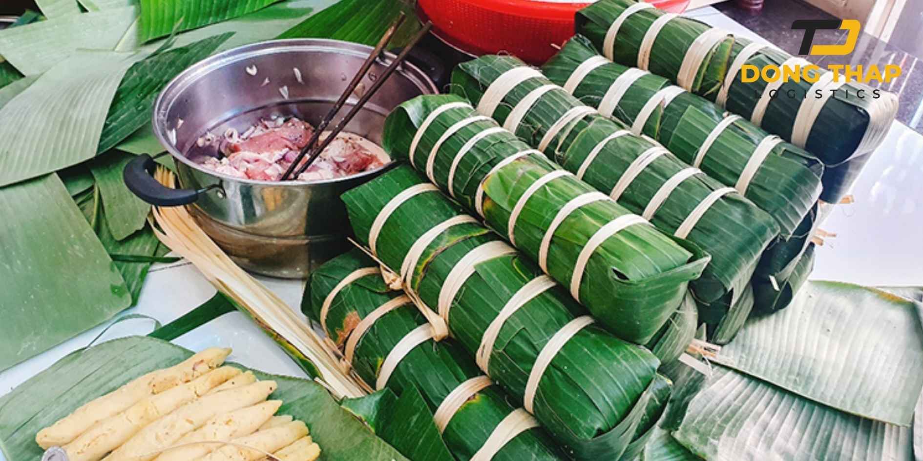 Vận Chuyển Bánh Tét Chuối Từ Trà Vinh Đi Đồng Nai - Gói Trọn Sắc Xuân Nam Bộ