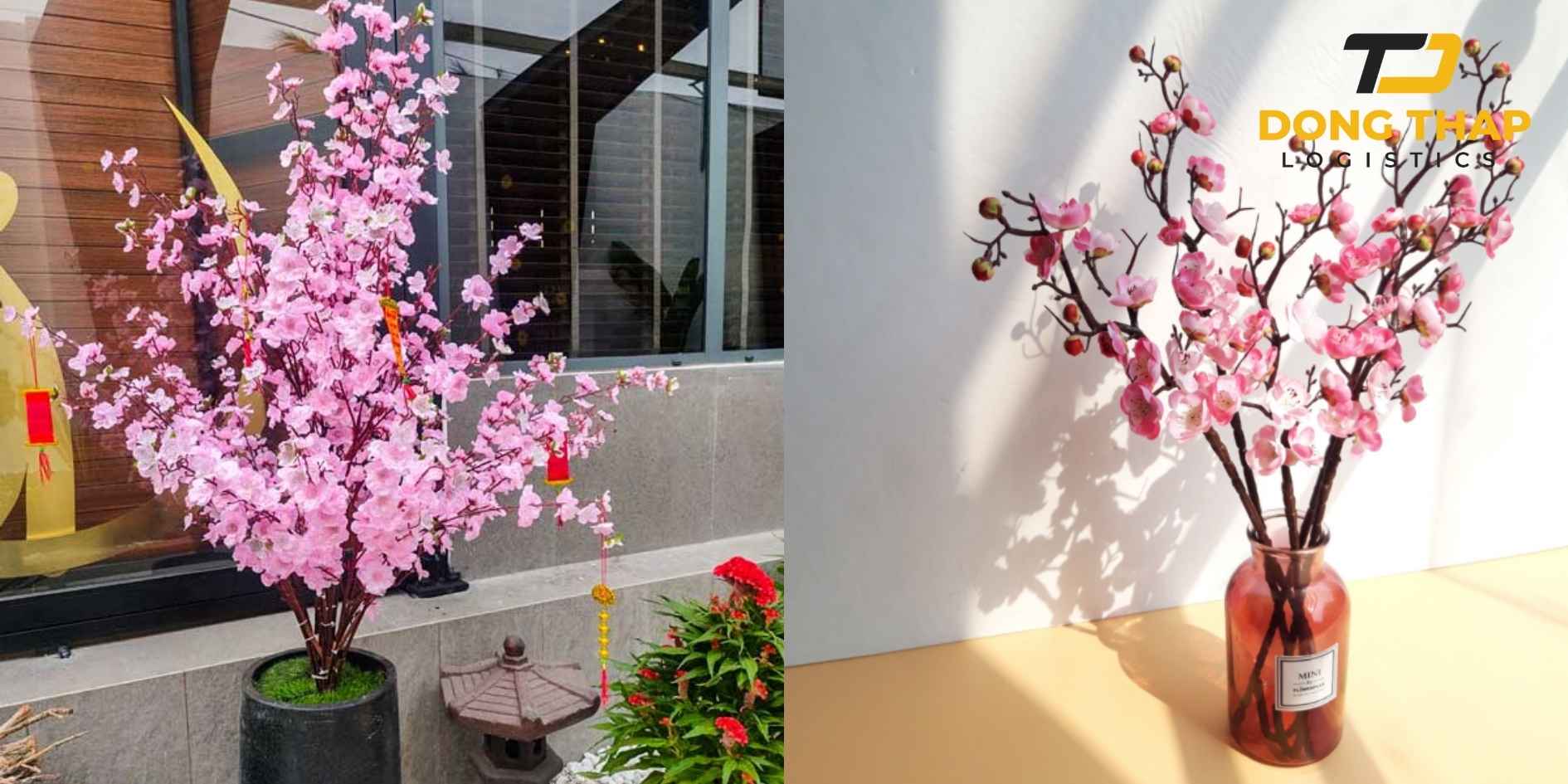 Vận Chuyển Hoa Đào Giả Trang Trí Tết Miền Bắc sang Hàn Quốc – Lan Tỏa Hồn Tết Truyền Thống