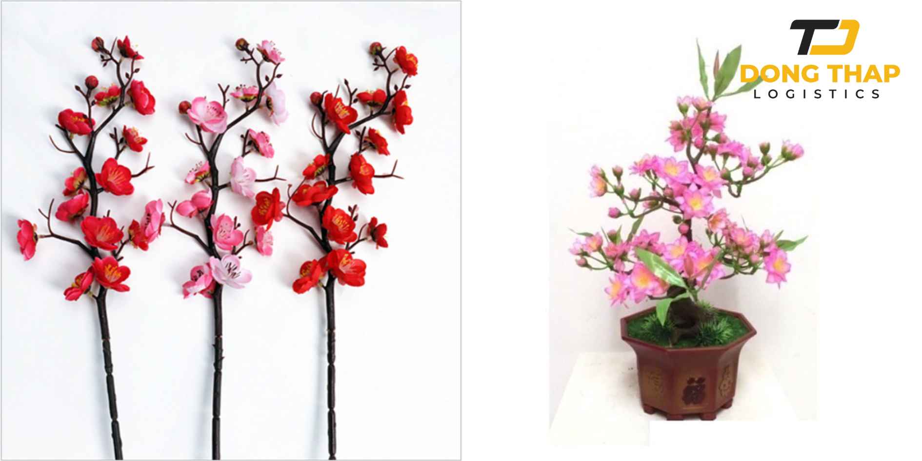 Vận Chuyển Hoa Đào Giả Trang Trí Tết Miền Bắc sang Hàn Quốc – Lan Tỏa Hồn Tết Truyền Thống