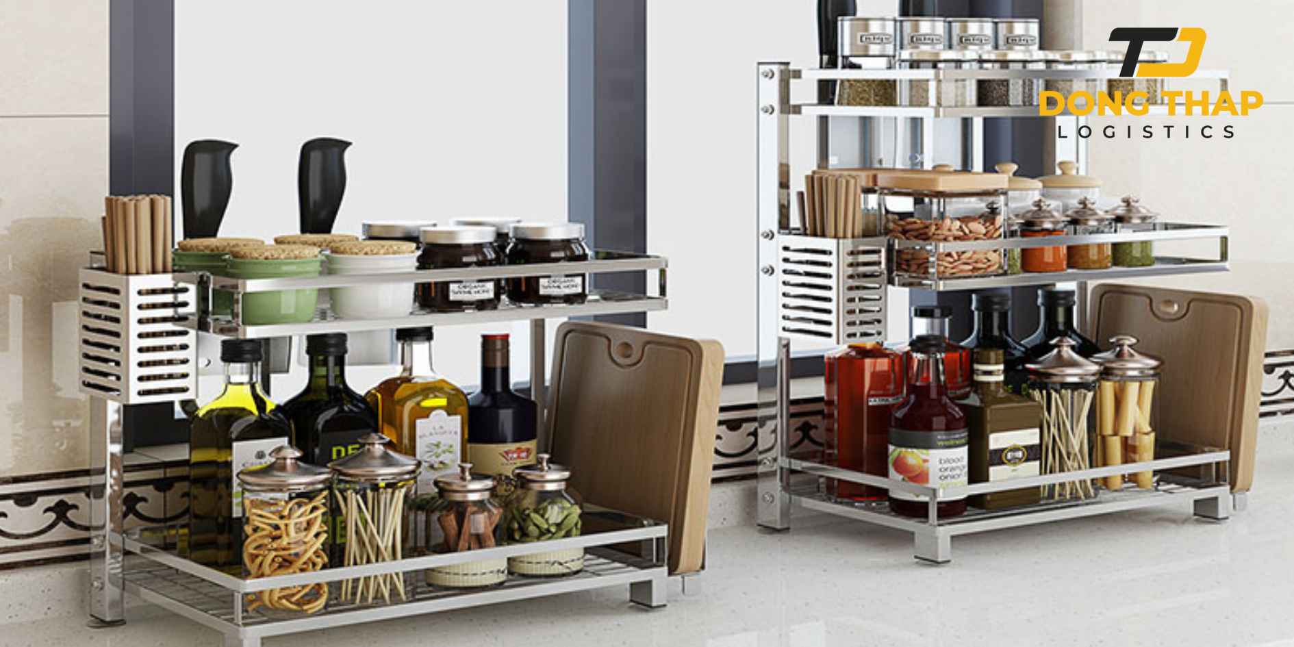 Vận Chuyển Kệ Gia Vị Tre Sang Nhật Bản – Giữ Nguyên Hình Dáng Và Màu Sắc