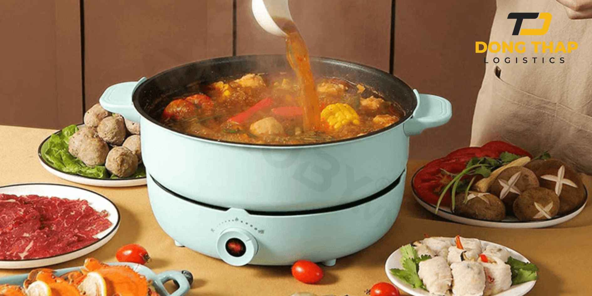 Vận Chuyển Nồi Lẩu Điện Đa Năng Sang Singapore – Giữ Trọn Hiệu Suất Nấu